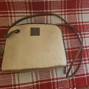 STS Ranchwear Cream and Brown Crossbody Bag